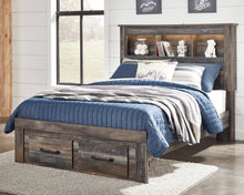 Load image into Gallery viewer, Drystan Full Bookcase Bed with 2 Storage Drawers image