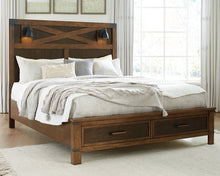 Load image into Gallery viewer, Wyattfield Panel Bed with Storage image