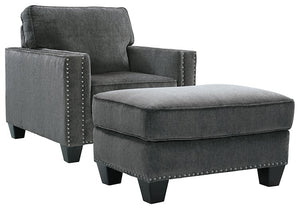 Gavril Chair & Ottoman Set image
