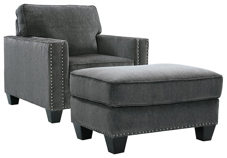 Gavril Chair & Ottoman Set image