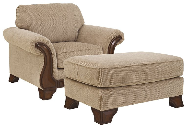 Lanett Chair & Ottoman Set image