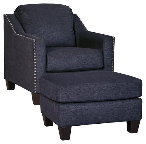 Creeal Heights Chair & Ottoman Set image
