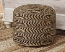 Load image into Gallery viewer, Chevron Pouf
