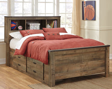 Load image into Gallery viewer, Trinell Full Panel Bed with 2 Storage Drawers image
