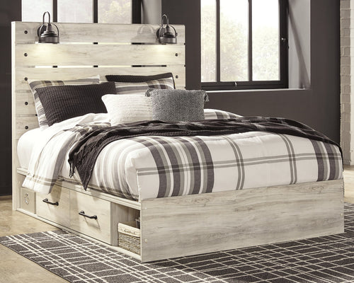 Cambeck Queen Panel Bed with 4 Storage Drawers image