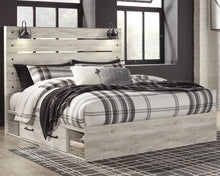 Load image into Gallery viewer, Cambeck King Panel Bed with 2 Storage Drawers image
