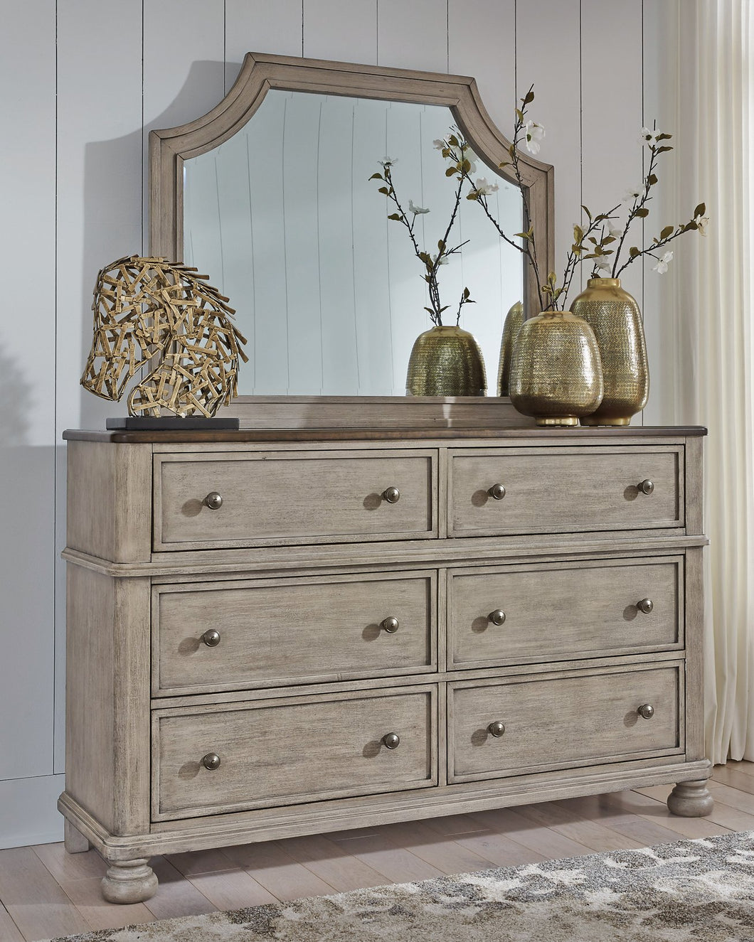 Falkhurst Dresser and Mirror image