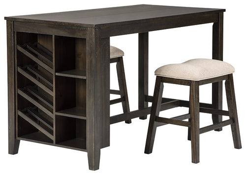 Rokane 3-Piece Counter Height Dining Room Set image