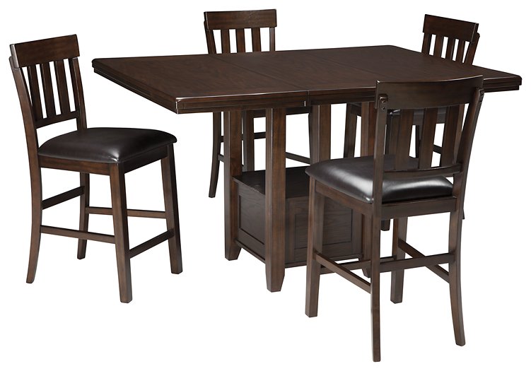 Haddigan 5-Piece Counter Height Dining Room Set image