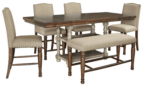 Lettner 6-Piece Counter Height Dining Room Set image