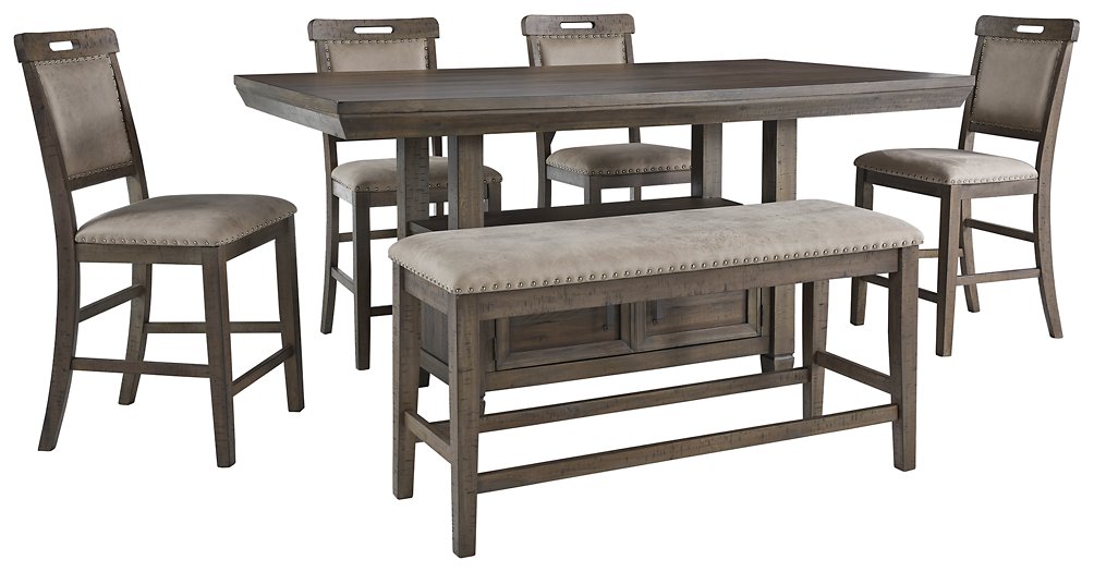 Johurst 6-Piece Counter Height Dining Room Set image