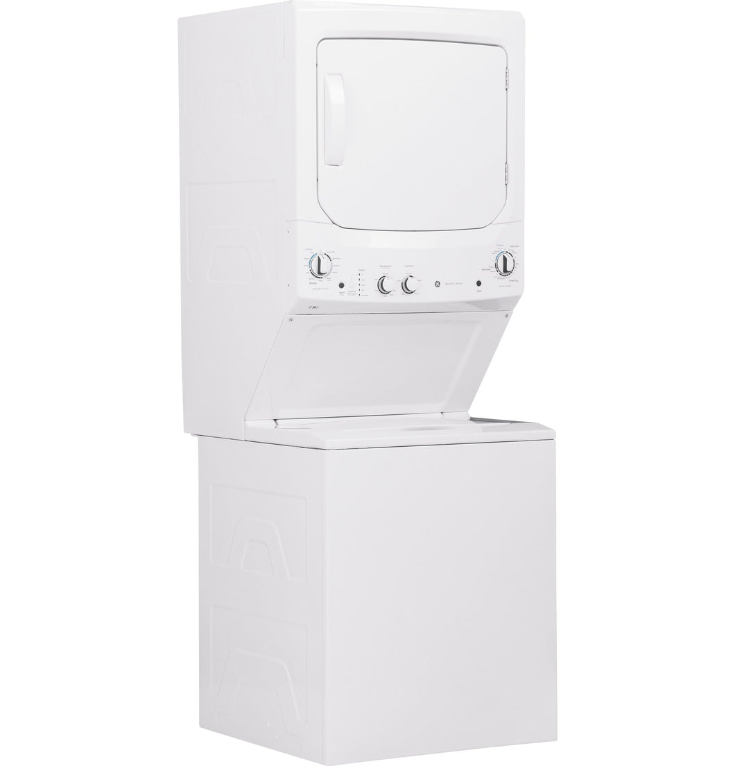 GE Unitized Spacemaker¨ 3.8 cu. ft. Capacity Washer with Stainless Steel Basket and 5.9 cu. ft. Capacity Electric Dryer