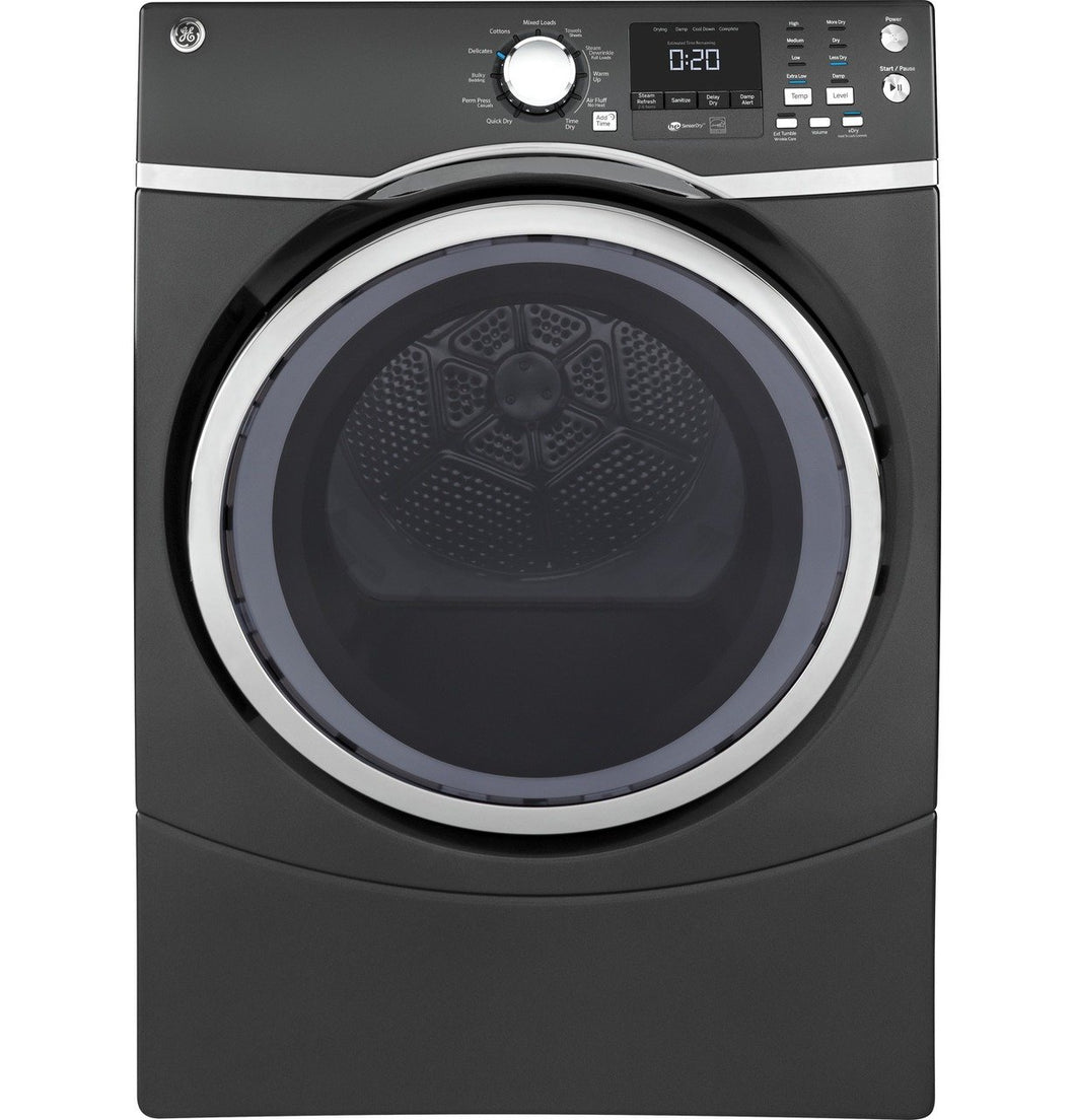 GE¨ 7.5 cu. ft. Capacity Front Load Electric Dryer with Steam