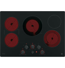 Load image into Gallery viewer, GE Profile¨ 30&quot; Built-In Knob Control Electric Cooktop
