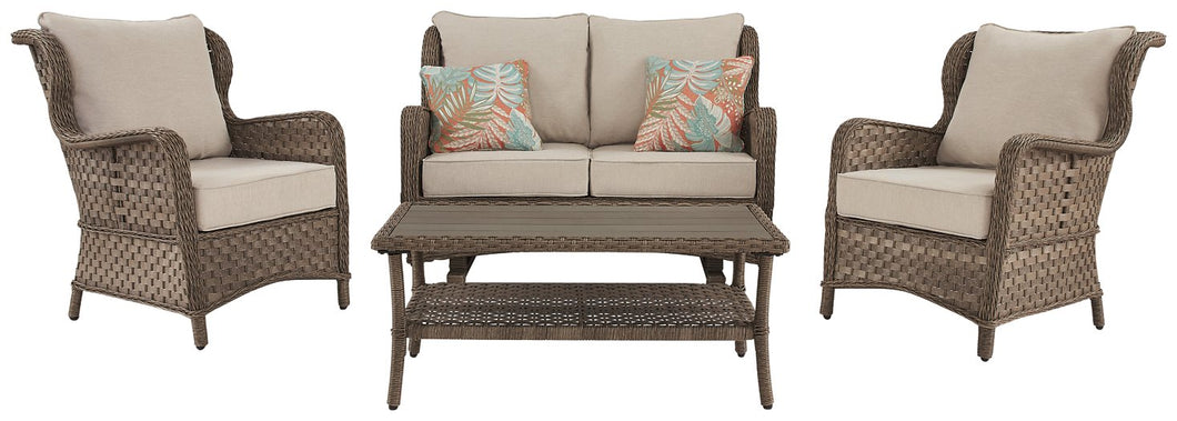 Clear Ridge 4-Piece Outdoor Conversation Set image