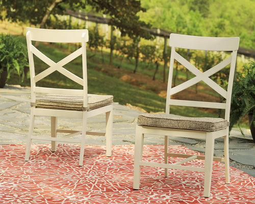 Preston Bay Armless Chair with Cushion (Set of 2) image