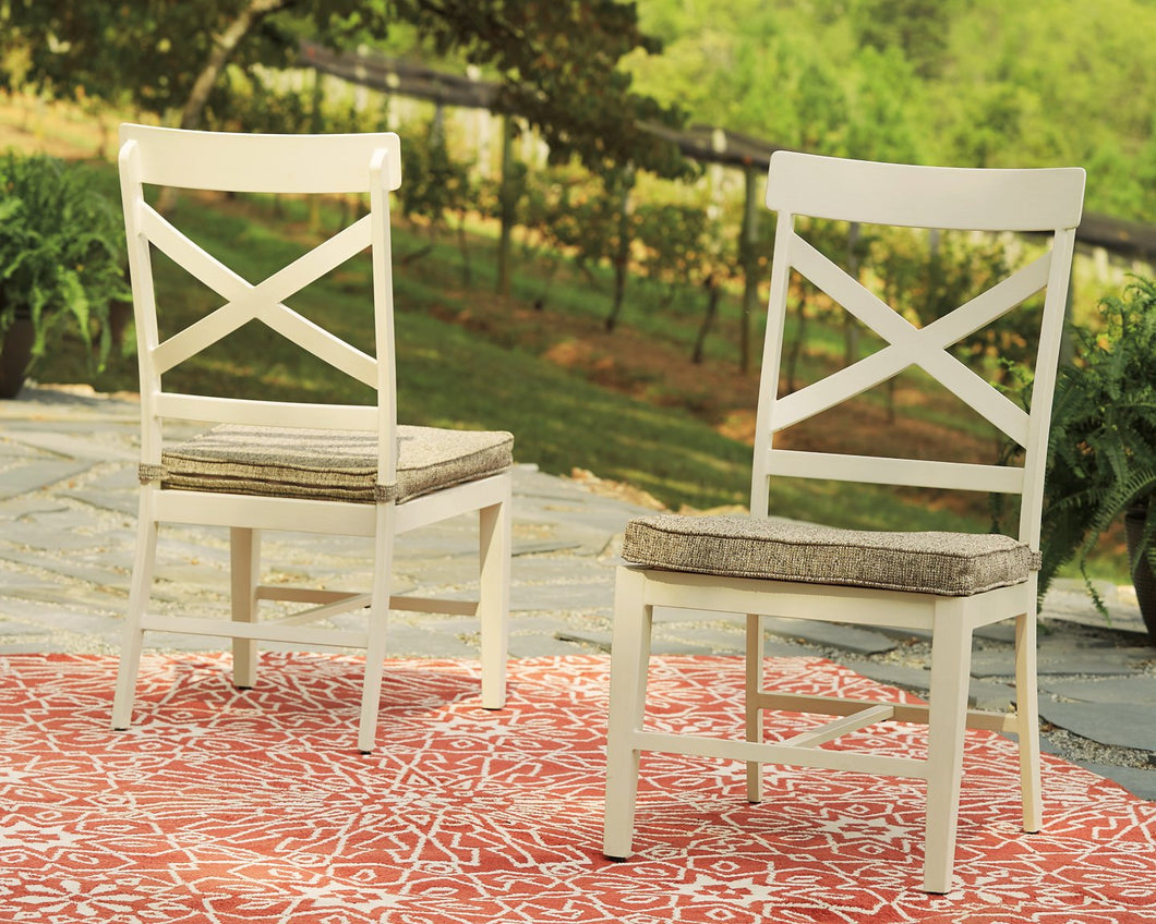 Preston Bay Armless Chair with Cushion (Set of 2) image