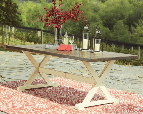 Preston Bay Dining Table with Umbrella Option image