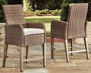 Beachcroft Bar Stool with Cushion (Set of 2) image
