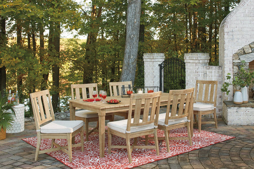Clare View Dining Table with Umbrella Option image