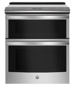 GE Profile¨ 30" Smart Slide-In Electric Double Oven Convection Range