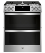 Load image into Gallery viewer, GE Profile¨ 30&quot; Smart Slide-In Front-Control Gas Double Oven Convection Range

