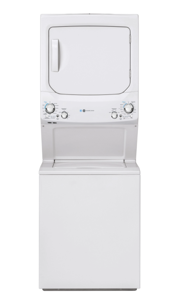 GE Unitized Spacemaker¨ ENERGY STAR¨ 3.9 cu. ft. Capacity Washer with Stainless Steel Basket and 5.9 cu. ft. Capacity Electric Dryer