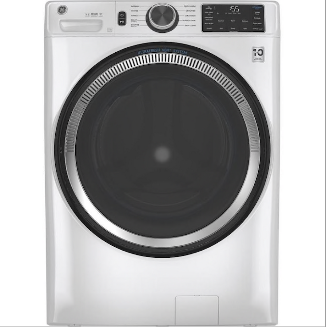 GE¨ 4.8 cu. ft. Capacity Smart Front Load ENERGY STAR¨ Washer with UltraFresh Vent System with OdorBlock¨
