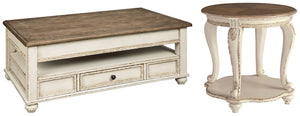 Realyn 2-Piece Table Set