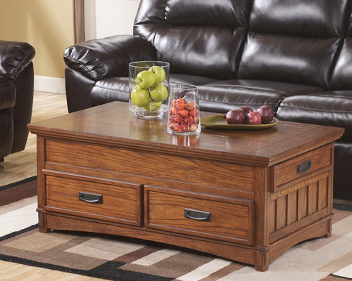 Cross Island Coffee Table with Lift Top image