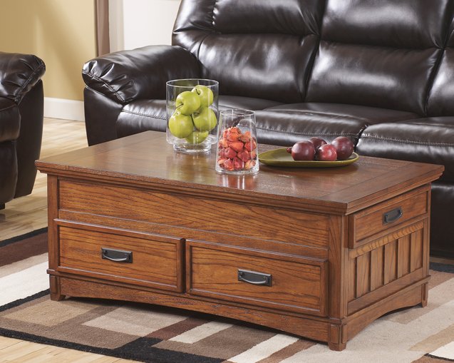 Cross Island Coffee Table with Lift Top image