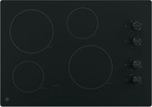 Load image into Gallery viewer, GE¨ 30&quot; Built-In Knob Control Electric Cooktop
