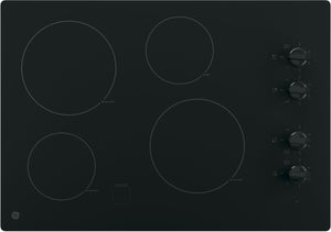 GE¨ 30" Built-In Knob Control Electric Cooktop
