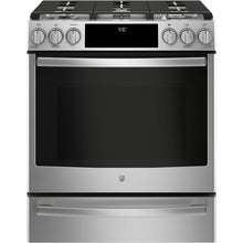 Load image into Gallery viewer, GE Profile¨ 30&quot; Smart Slide-In Front-Control Gas Range
